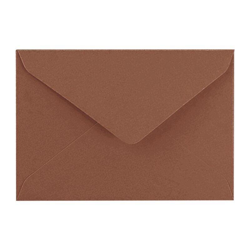 57EC 10 sztuk czyste karty z kopertami kartki z podziękowaniami Handmade DIY puste koperty pocztówki na urodziny Inivitation: Dark kraft pape