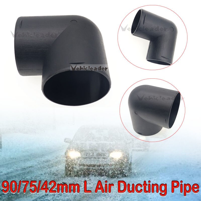 Coude 90° Pour Conduit Chauffage Parking 75 Mm – Compatible Webasto, Eberspaecher, Plastique Durable