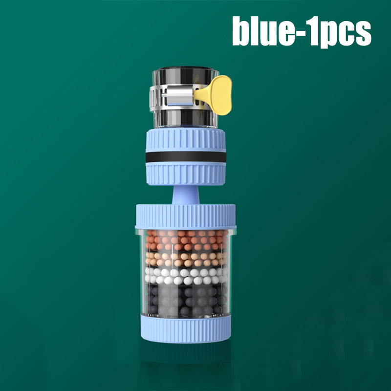 1/2 stuks waterkraanfilter huishoudelijke keuken thuis kraan mini kraanwater schoon luchtreiniger filter filtratie cartridge koolstoffilter: WHITE