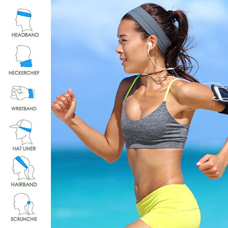 Cinta de cabeza para el sudor deportiva para Yoga absorbente banda de sudor para hombres y mujeres bandas de pelo para Yoga diademas para el sudor seguridad deportiva