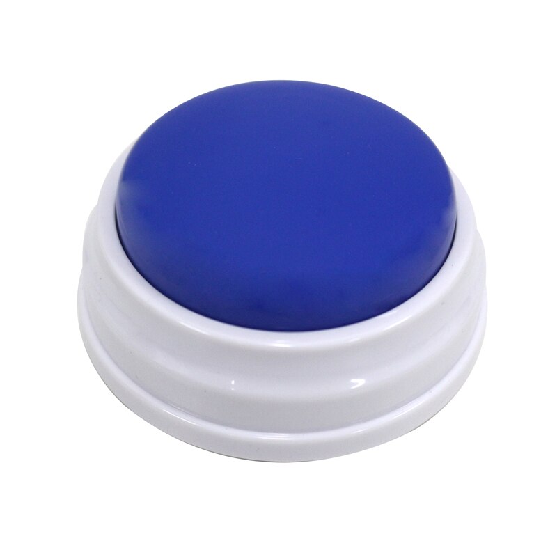 Record Sound Box Talking Button Answer Buzzers 30s Seconds Recordable M10: Blue