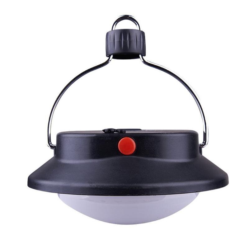 Utomhus camping lampa tältlampa med lampskärm cirkel abs uppladdningsbart fiske hängtält led ultraljusligt lyktljus: A 60 ledde