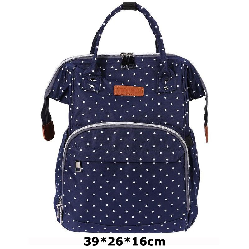 LEQUEEN Brand Baby Diaper Mummy Bags Large Capacity Maternity Nursing Diaper Bags infant Nappy changing bag Backpack Baby Care: 18