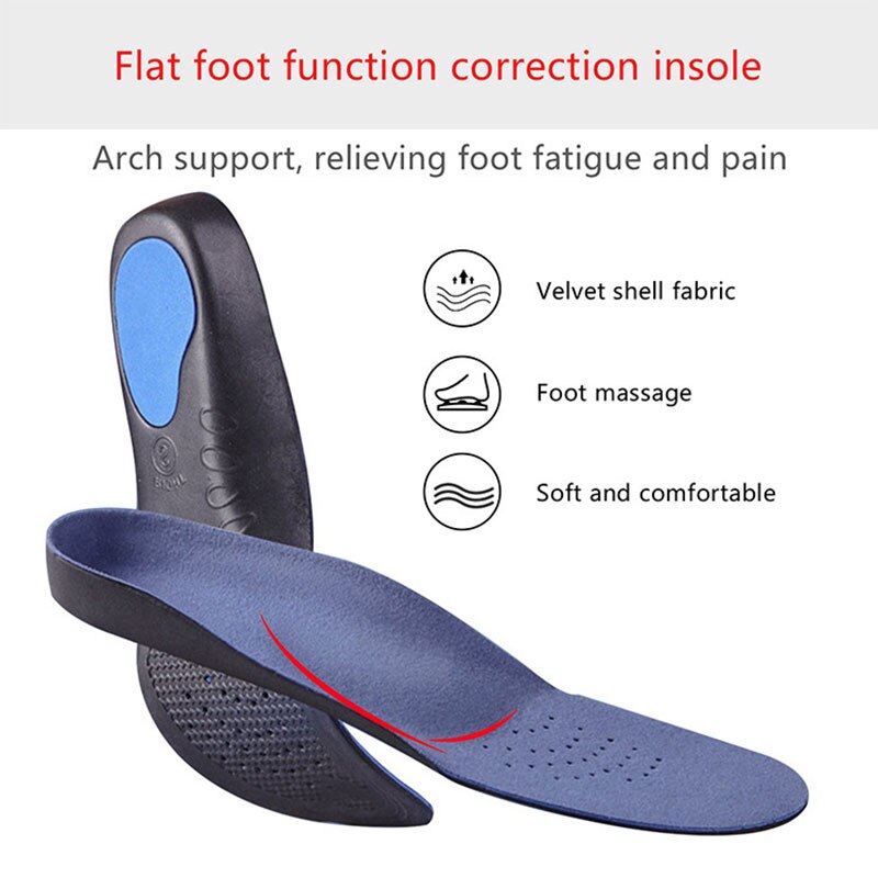 Men Women Flat Foot Correction Insoles Health Sole Pad Feet Care Insoles Shoes Arch Support Cushion Health99