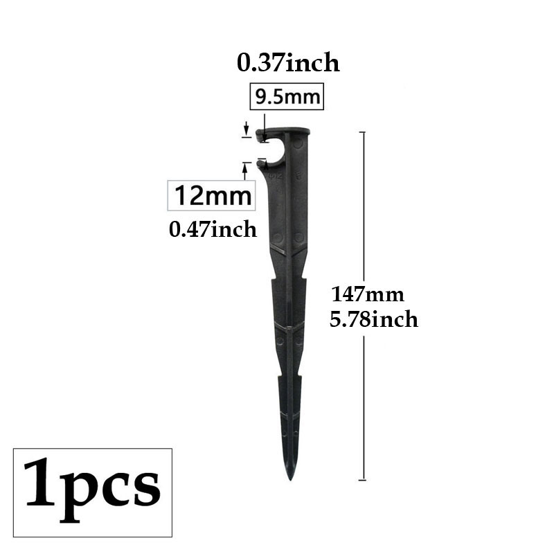 Garten 3/8 x 1/4 Zoll Schlauchtülle Anschluss Sicherungsmutter Reduzierer Wassersplitter T-Stück Winkel Endstopfen Tropfbewässerungssystem passend zu: Gelb