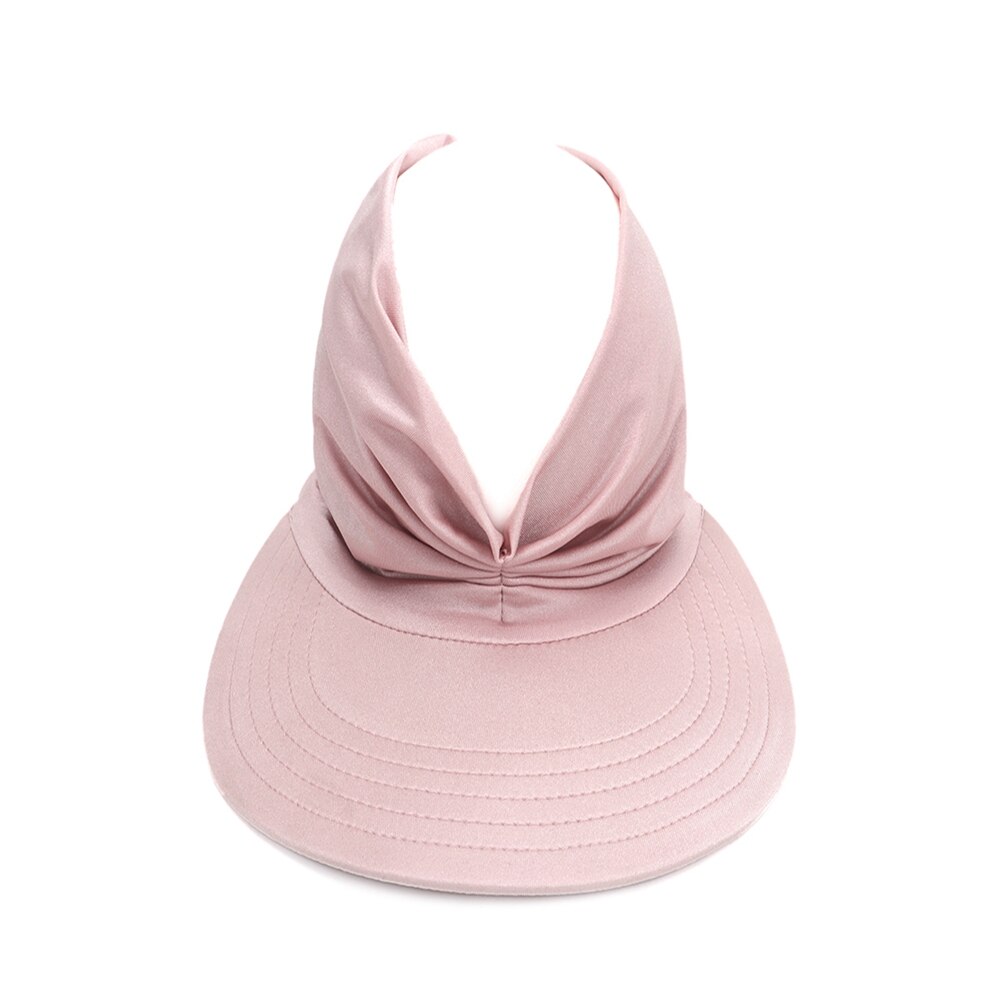 Oversized Rand Zonnehoed Hollow Cap Verstelbare Anti-Ultraviolet Vrouwen Zomer Mode Sport Cap Enkele Kleur: 7