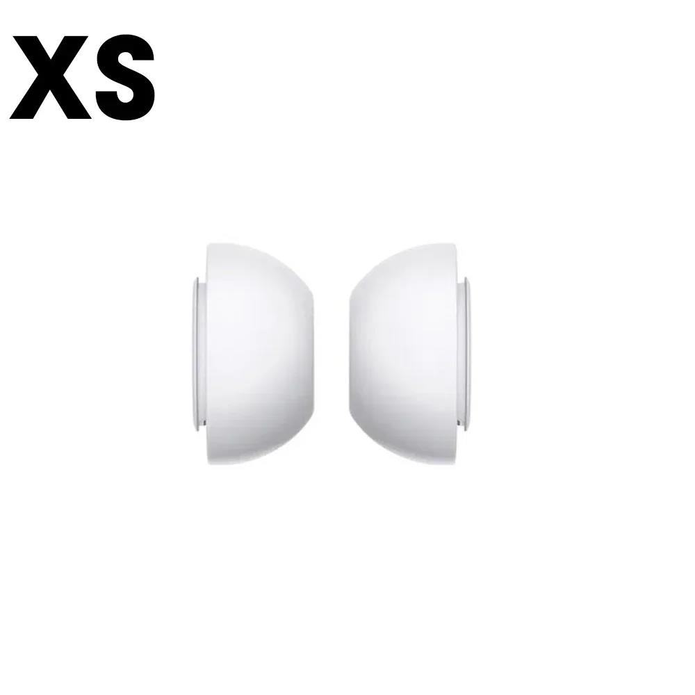 Earphones Replacement Earplug Ear Pads For Apple AirPods Pro 1/2 generation XS/S/M/L Size Soft Silicone Ear Tips Cover Ear Plugs: 2XS / SKY BLUE