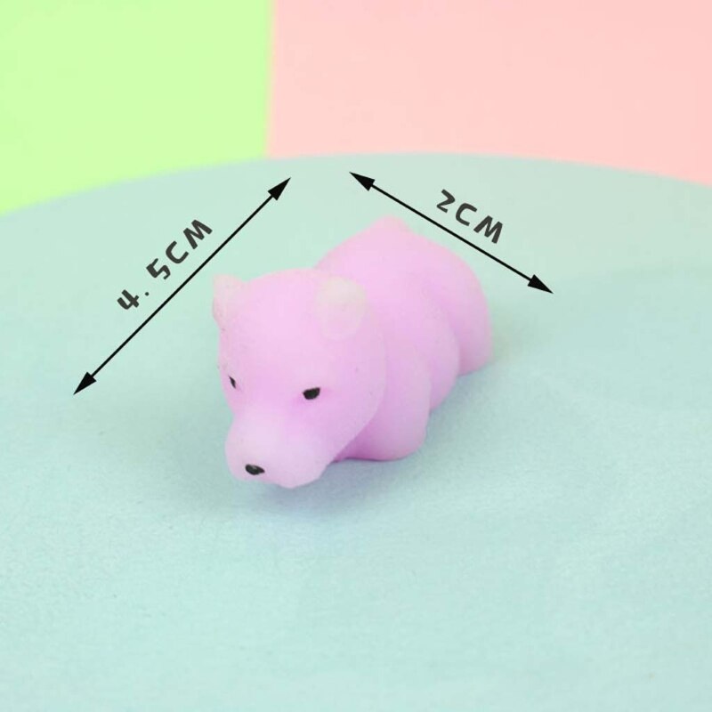 JJRC 12Pcs antistress spremere Squishi giocattolo ingannevoli divertente Mini simpatici animali giocattoli Squishy stile casuale per adulti bambini bambini