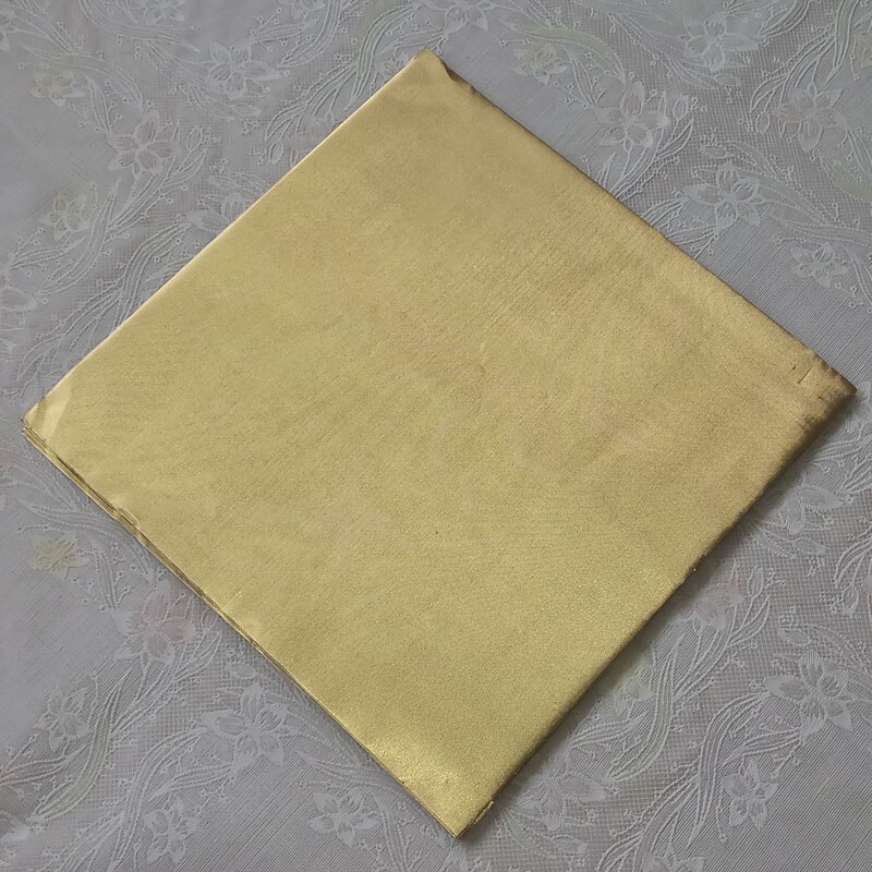 100 Vellen 20*20Cm Goud Aluminiumfolie Wrapper Papier Bruiloft Chocolade Papier Snoep Inpakpapier Vellen