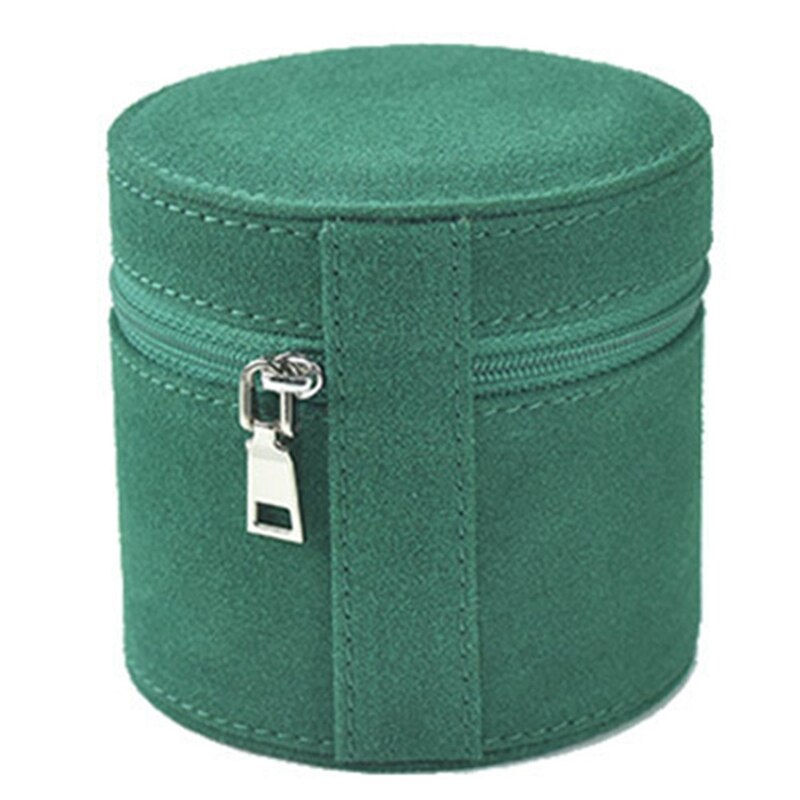 Horloge opbergtas handgemaakte horloge leren tas draagbare horloge opbergdoos reishorloge tas: Groente