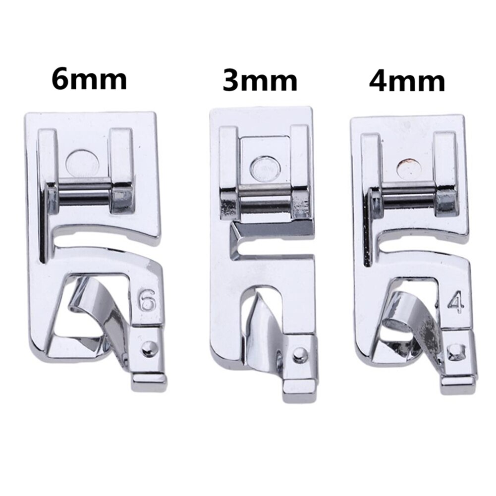 1/3/11/32 Pcs Foot For Sewing Machines Presser Foot Domestic Sewing Machine Feet Kit Set With Singer Sewing Machines: 3 X Presser Foots
