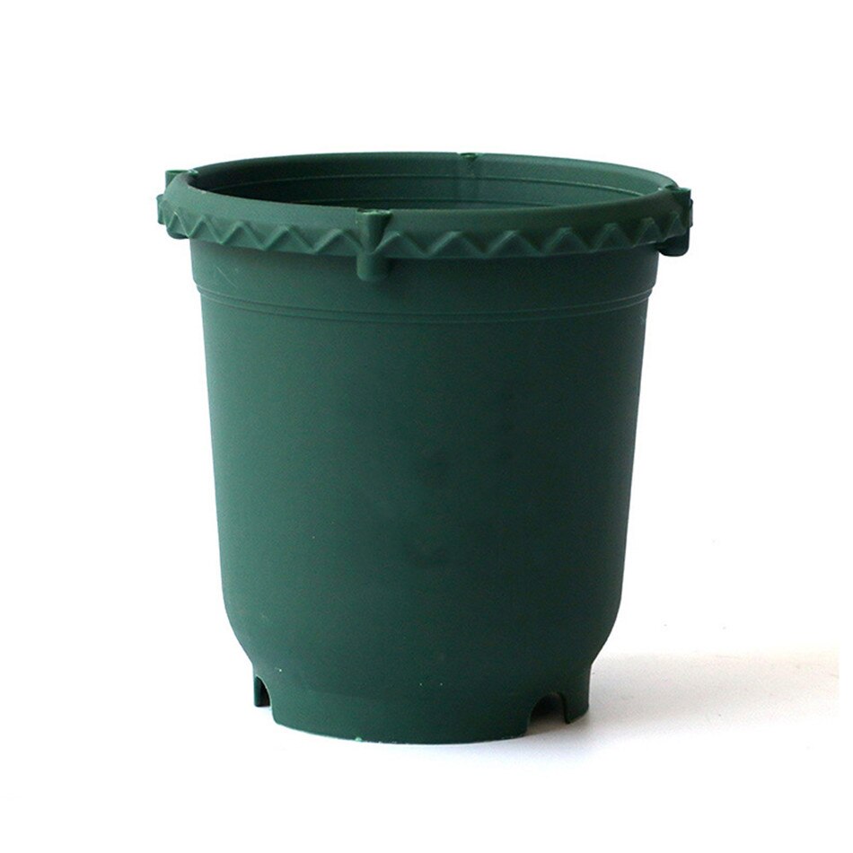 1pc plast flerfärgad ros klematis klätterrotting växt ros speciell blomkruka förtjockning rotkontroll: Grön 18cm