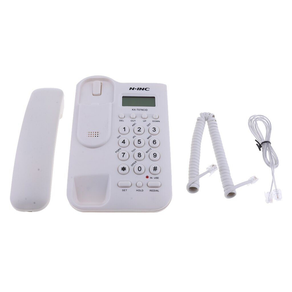 Fixed Telephone Home Office Wall Mount Hotel Wall-mounted KX-T076CID Office Corded Phone