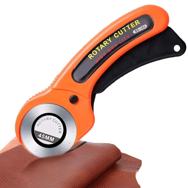 45mm Ergonomische rotierend Stoff Cutter Für Stoff Karte Papier NäHenne Quilten Rolle Stoff Schneiden Schneider Schere Kleidung DIY Werkzeug