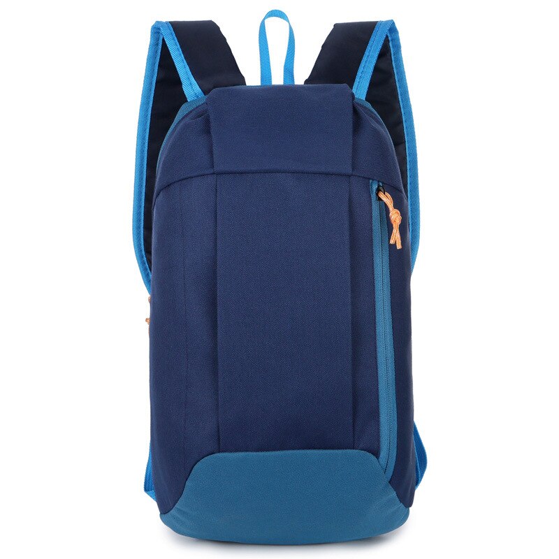 College stil rygsæk corduroy frontlomme mænd og kvinder rygsæk stor kapacitet multi-purpose studerende rygsæk solid taske: Mørkeblå