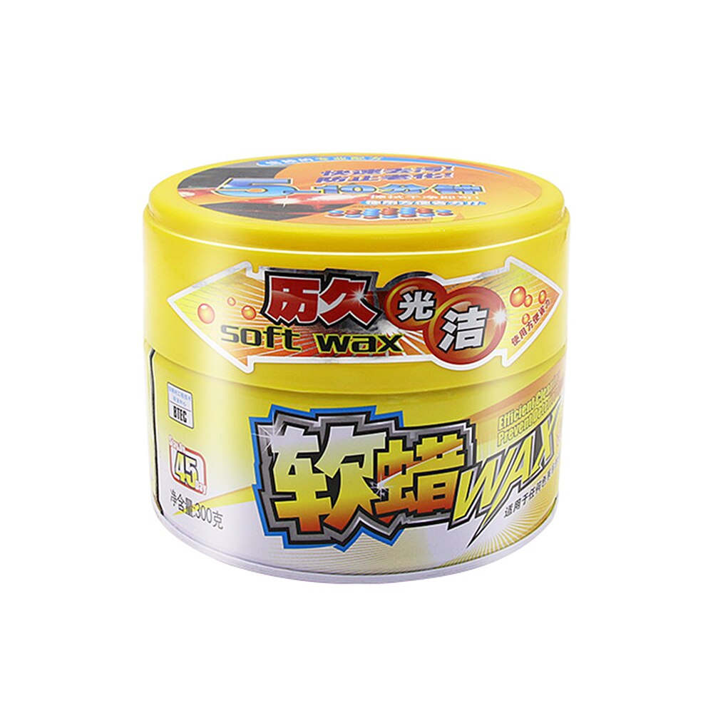 Car Wax Polishing Paste Wax Scratch Remover Repair Agent Paint Car Crystal Hard Wax Paint Care Waterproof Coating Soft Wax: B-1718 Soft wax