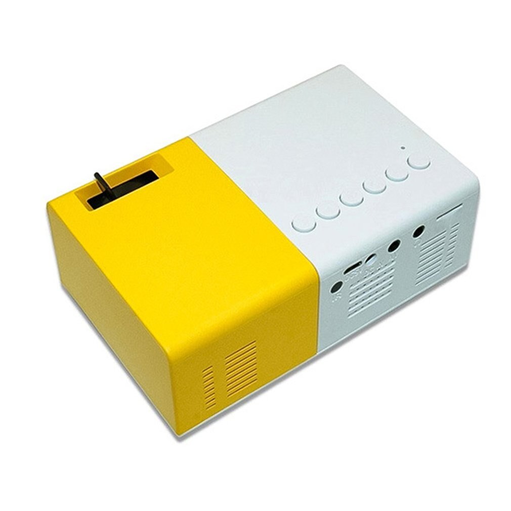 Tragbare Projektor 3D HD LED Heimkino Kino 1080p HDMI USB Audio- Projektor Yg300 Mini Projektor Camara Video Conferencia