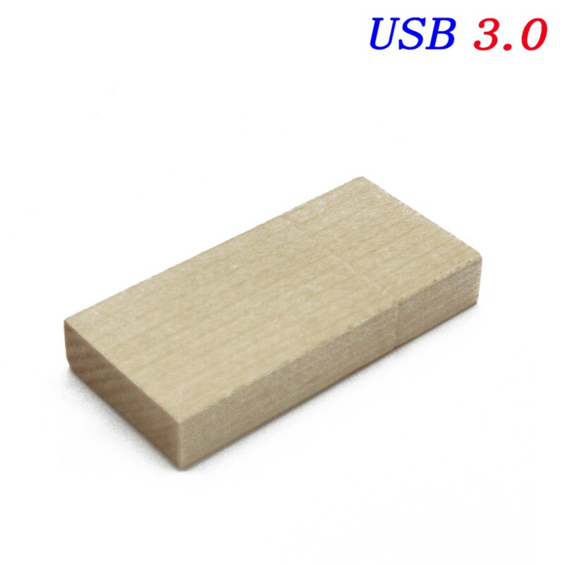 JASTER Holz Foto Album Box USB 3,0 Stick DIY Gravierte Logo Hochzeit Speicher: 64GB / Maple usb