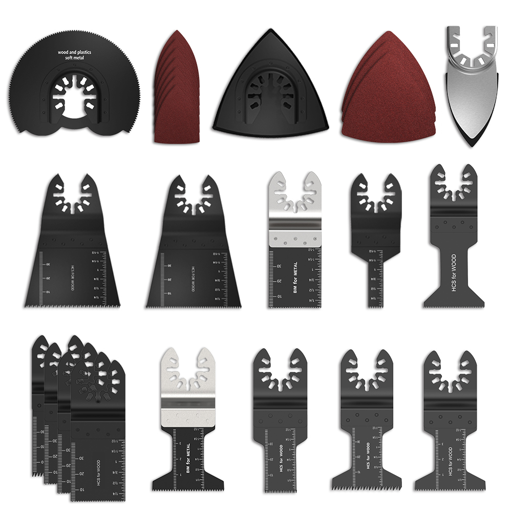 56 Pcs Oscillating Tool Saw Blades for Renovator Power Tools for Fein Multimaster Dremel Electric Tools Accessories Circular