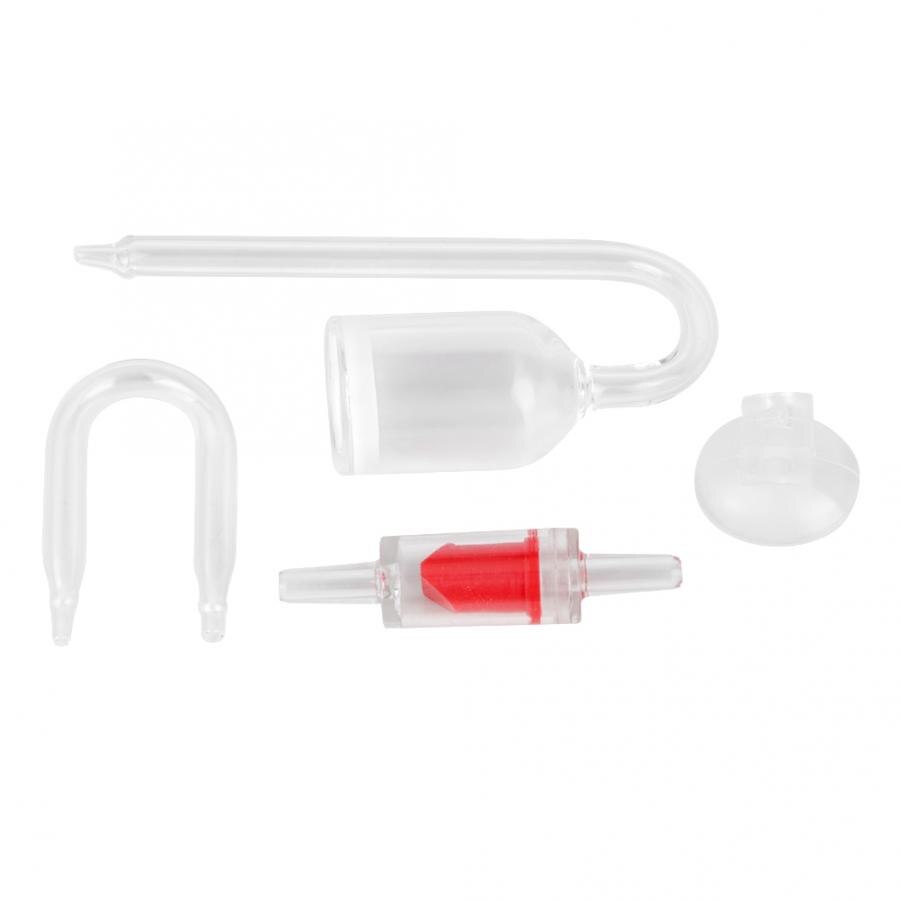 Aquarium Water Plant Tank CO2 Refiner CO2 Refiner Diffuser with -shape Tube Check Valve Set for Water Plant Fish Tank: Default Title