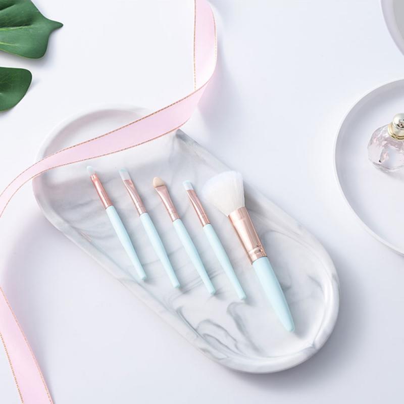 5 stk /10 stk makeup børster sæt begynder øjenskygge læber skulptur pensel blød uld fiber skønhed makeup børste tslm 1