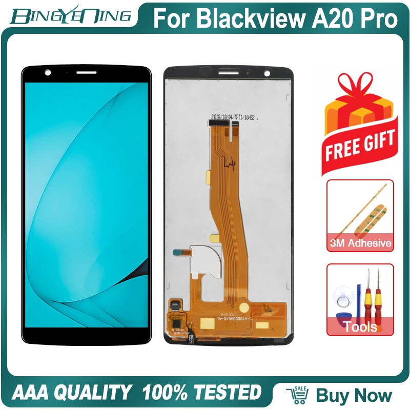 100% nowy oryginalny dla Blackview A10/A20/A20 Pro/A30/A60/A60 Pro/A80/A80 Pro/A8max montaż ekranu + zamienny zestaw ramy: A20 Pro Screen
