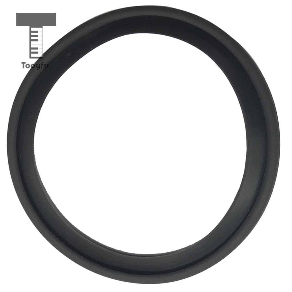 Tooyful zwarte siliconen sopraansaxofoon ring demper beschermer voor saxofoonliefhebbers