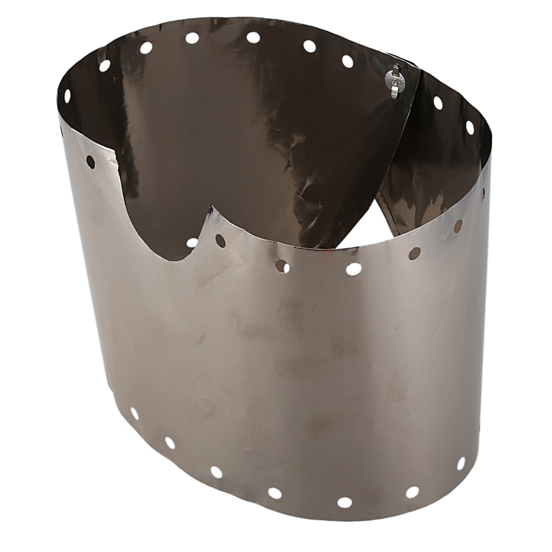 Ultra Light Titanium Outdoor Camping Stove Windshield Sn Windproof Panel-15cm