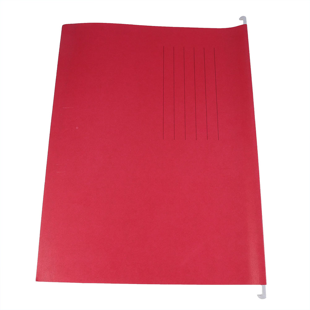 8 pièces Portable dossier suspendu dossier suspendu porte-fichiers papier cadre Documents organisateur fournitures de bureau (couleur aléatoire)