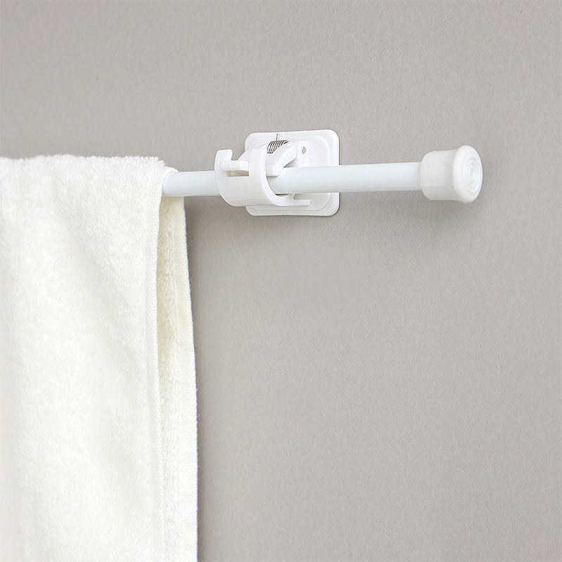 Adjustable Curtain Rod Extendable Shower Curtain Rod Telescopic Poles Bathroom Household Hanger Rods Wardrobe Organizer U2