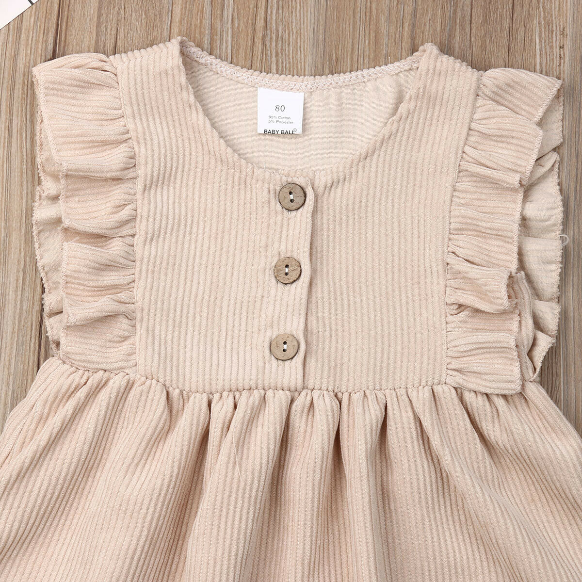 Baby Zomer Kleding Peuter Baby Meisje Solide Jurk Ruches Mouwloze Prinses Casual Jurk A-lijn Party Lace Zonnejurk 1-6Y