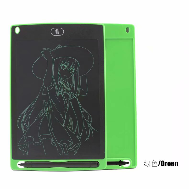 Farbe malerei 8,5 Zoll LCD Schreiben Tablette Digitale Grafik Zeichnung Tabletten Elektronische Handschrift Bord + Stift/Batterie für freundlicher: Grün