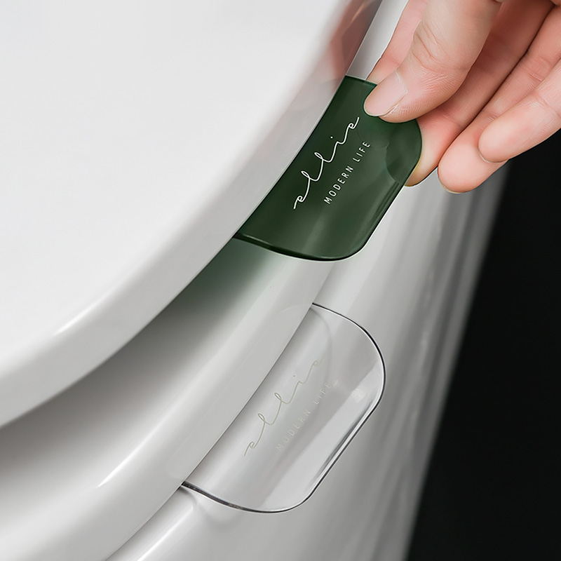 Portable Nordic Transparent Toilet Seat Lifter Toilet Lifting Device Avoid Touching Toilet Lid Handle WC Bathroom Accessories