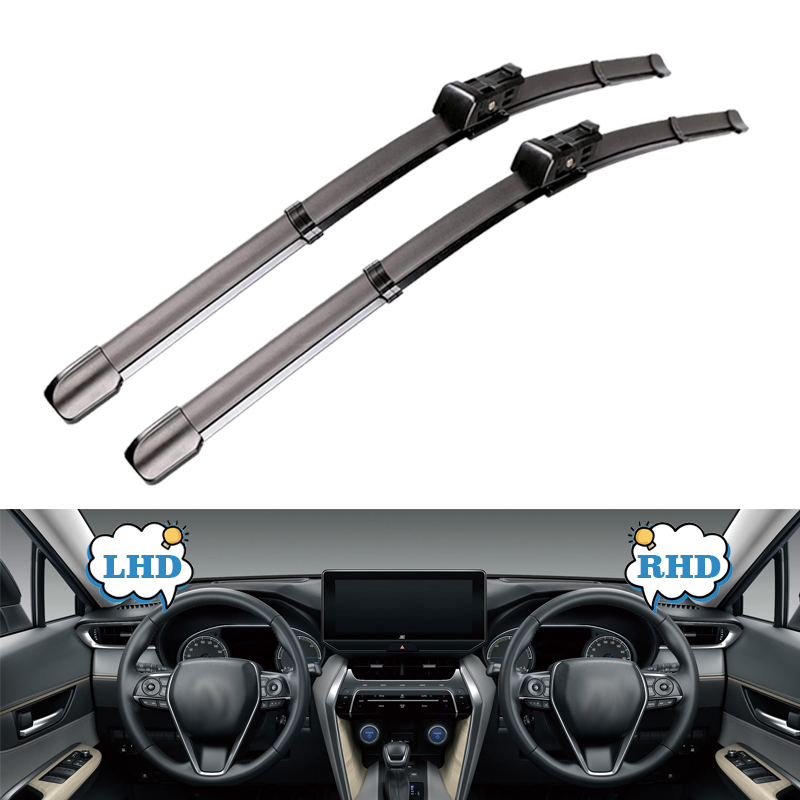 Para Tesla Model 3 Y limpiaparabrisas delanteros cepillos cortador accesorios de parabrisas limpiaparabrisas 26 "+ 19": Rojo / 14 pulgadas
