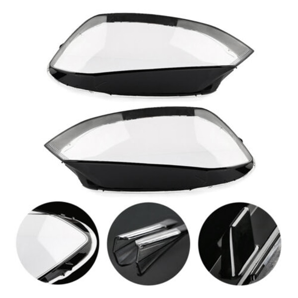 Car Clear Front Headlight Lens Cover Replacement Headlight Head Light Lamp Shell Cover for Volkswagen Golf 7 MK7