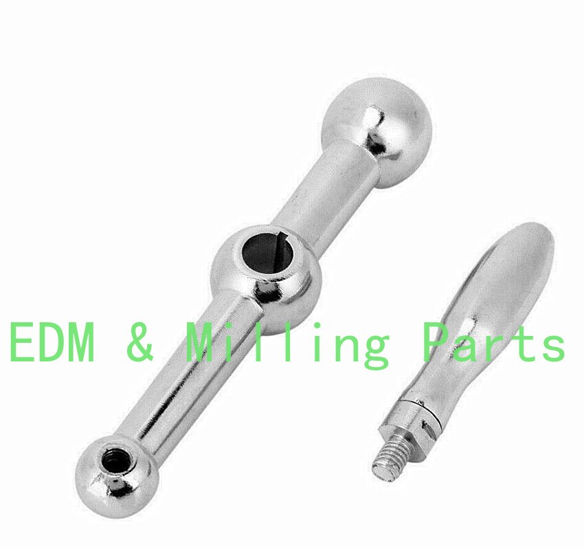 CNC Three Ball Milling Machine Crank Chrome Steel Mill Handle D26 For Bridgeport Mill Part