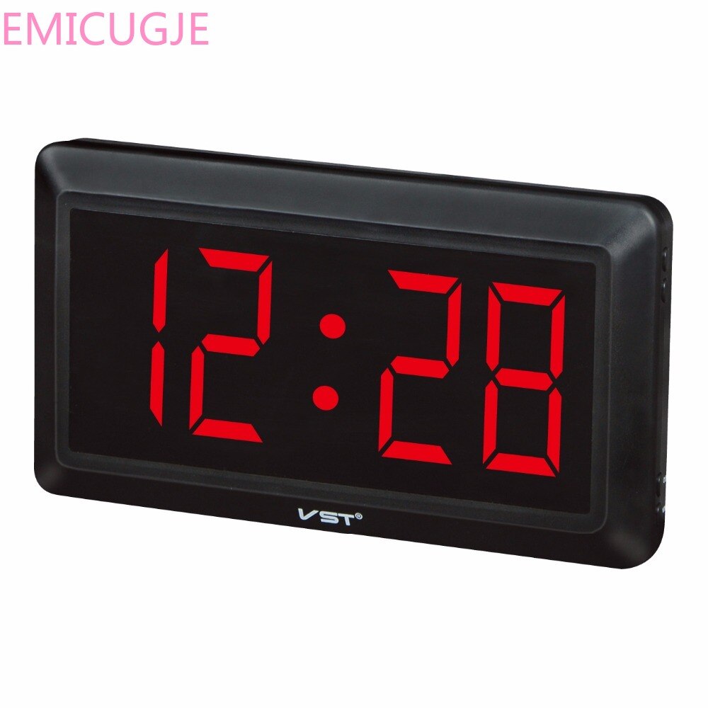 13 inch Large Display led wall Clock Led digital table Clock Morden Ac Power Digital Desktop Clocks With US/EU plug