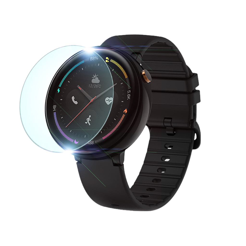 5 uds. Película a prueba de explosiones para Amazfit Smart Watch 2 A1807 Protector de pantalla antiarañazos antideslizante sensible al tacto