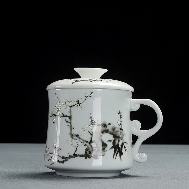 Kinesisk filter te kop porcelæn celadon tekop sæt tekande drinkware keramik kina kung fu te sæt keramisk kop kinesisk: N4