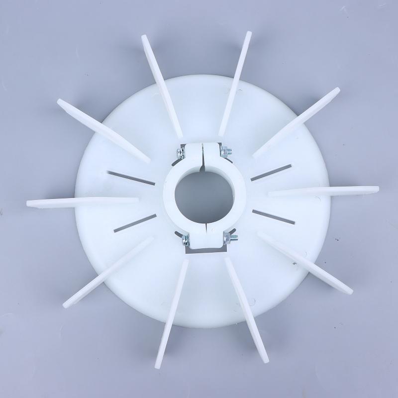 Heavy-duty Plastic Motor Cooling Fan; Adjustable Fan Impeller; Ideal for High-Temperature Hydraulic Motor Parts