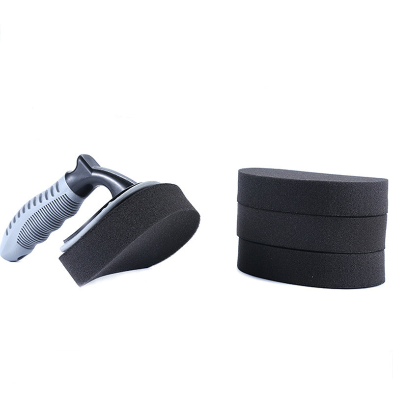 Cera herramientas para el auto automóviles, tapicería, esponja, neumático, espuma de limpieza, toalla, trapo, fibras finas, tapón, arcilla, cera, pulido. tinted window cleaning
