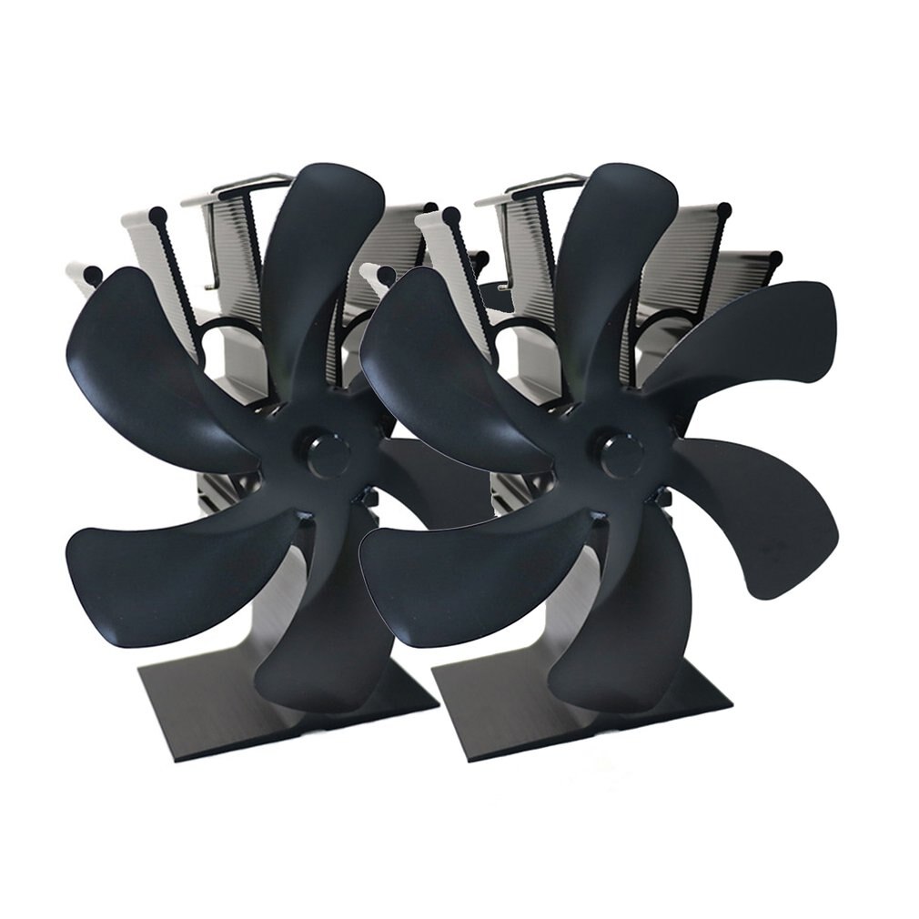 Fireplace Heat Circulation Fan BLFIRE Heat-Powered Log Burner Fan – Silent 6 -Blade Stove Fan For Wood Burning Stoves & Fireplaces Fan For Log Burner Stove