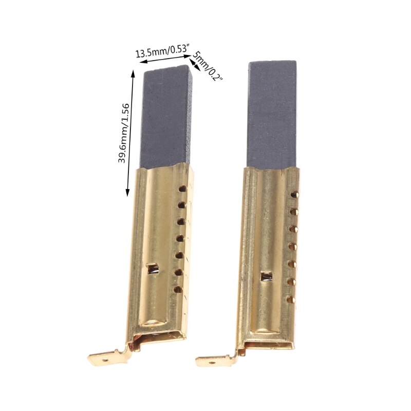 1 par användbara tvättmaskinsmotor kolinsatsborstar  l94 mf 7