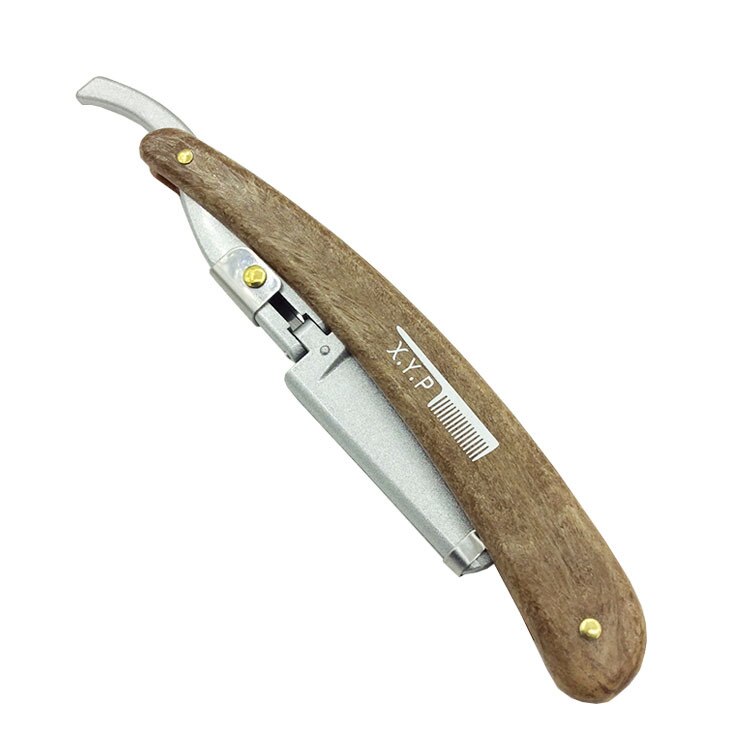 Manual Shaver Folding Straight Razor Stainless Steel Beard Shaver Hair Removal Barber Tool