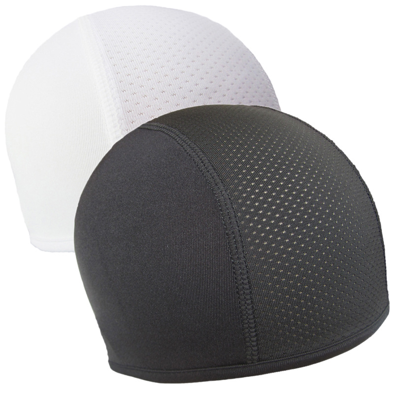 Gorro interior para casco de motocicleta, gorro transpirable de secado rápido para carreras, gorro para Motor de Motocross, pasamontañas para invierno, 1/2 Uds.: Castaño