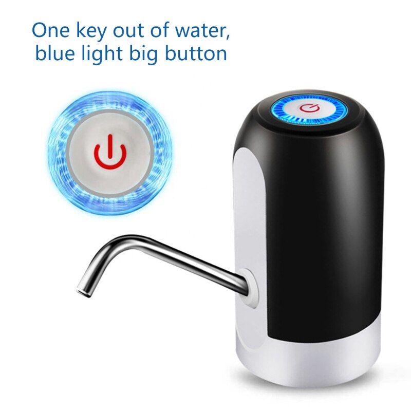 Vandflaske pumpe usb opladning automatisk elektrisk vanddispenser pumpe flaske vandpumpe automatisk skifte drikke dispenser
