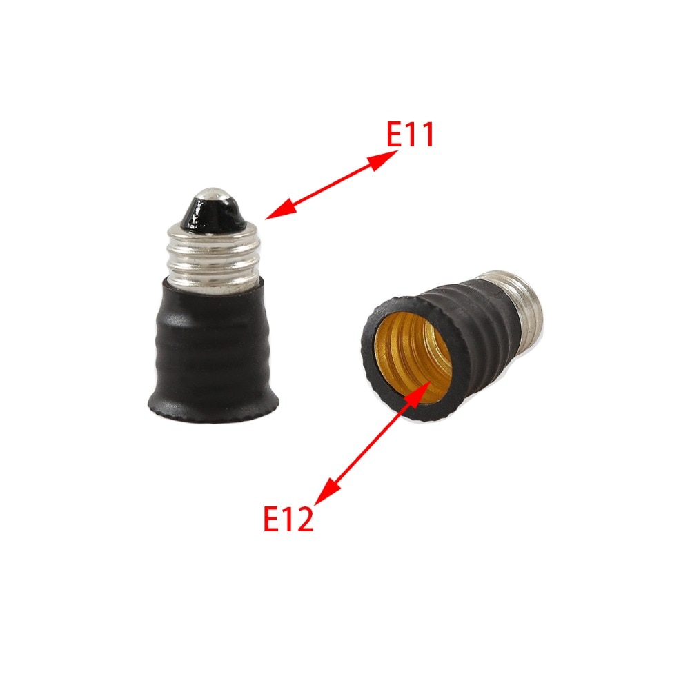 E11 Om E12 Kandelaar Licht Socket Adapter E11 Om 12 Lamp Houder Converter, Ce Rohs
