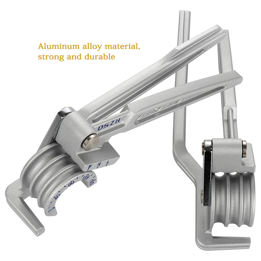 Tube Bender 3In1 Pipe Bender Tube Bending Machine 180 Degree Metric Tubing Bender Pipe Bending Machine Hand Tool 6mm 8mm 10mm