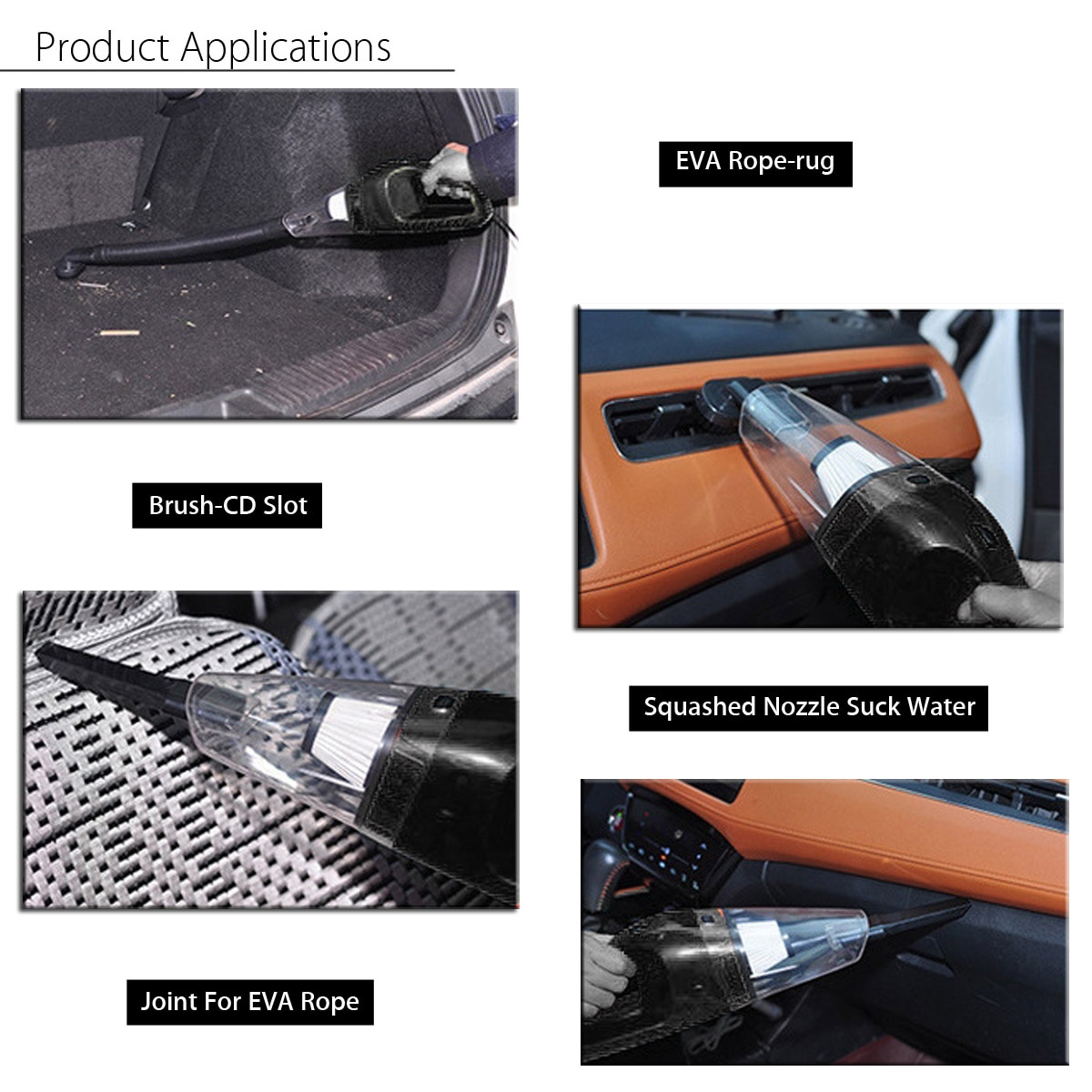 Auto Hause Staubsauger 150W 12V Mini Portable Handheld Auto Staubsauger Nassen und Trockenen Dual Verwenden Auto vakuum Aspirateur