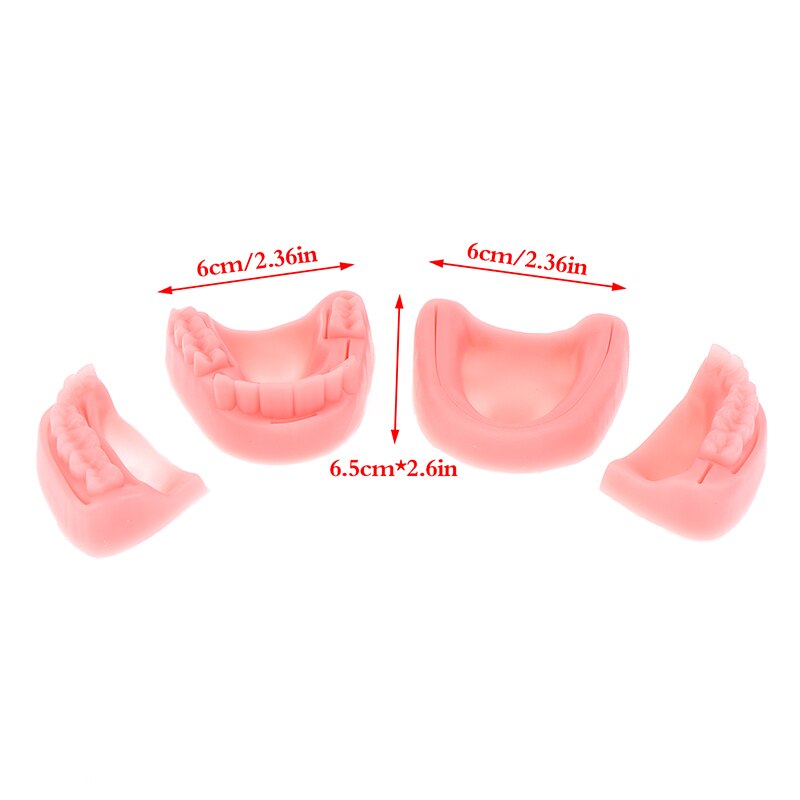 Simulación Dental, modelo de sutura oral, sutura de goma, equipo de entrenamiento para enseñanza, práctica de habilidades, 4 unids/set por Set